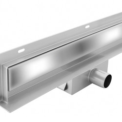 ODPŁYW LINIOWY ŚCIENNY 60 CM INOX NISKI SYFON WYSOKA PRZEPUSTOWOŚĆ DL09