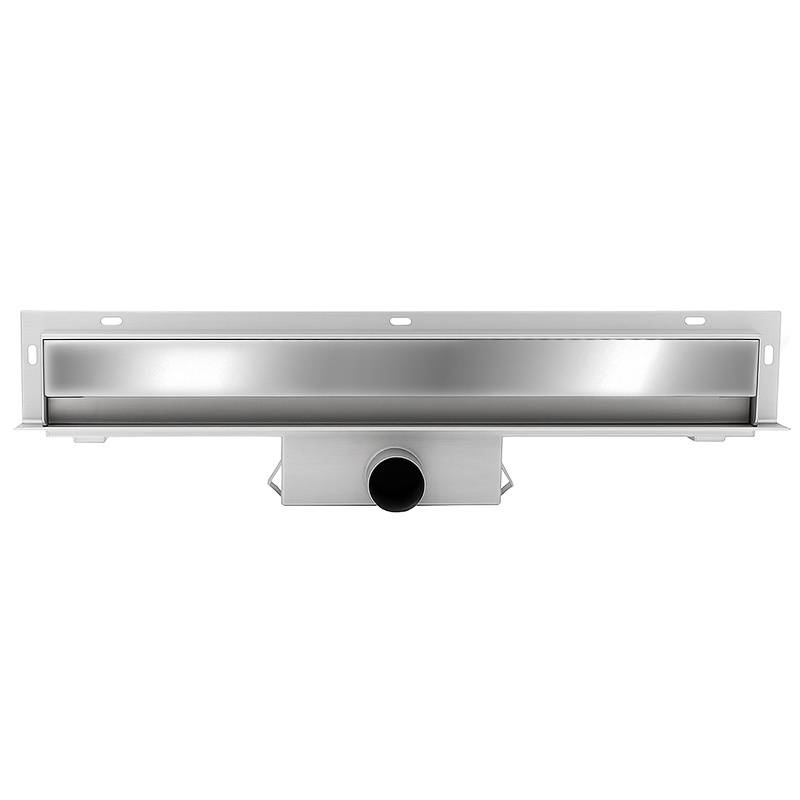 ODPŁYW LINIOWY ŚCIENNY 80 CM INOX NISKI SYFON WYSOKA PRZEPUSTOWOŚĆ DL09