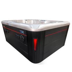 JACUZZI OGRODOWE WANNA SPA102 CAPPUCINO OBUDOWA ANTRACYT 210x160 CM
