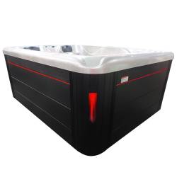 JACUZZI OGRODOWE WANNA SPA102 CAPPUCINO OBUDOWA ANTRACYT 210x160 CM