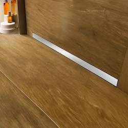 ODPŁYW LINIOWY ŚCIENNY 100 CM INOX NISKI SYFON WYSOKA PRZEPUSTOWOŚĆ DL09