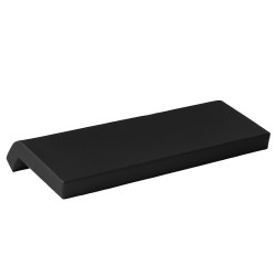 ZAGŁÓWEK PODUSZKA DO WANNY PRZYSSAWKI CZARNY LUVO-BL 31x13,5