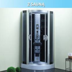 Kabina z Hydromasażem Ontario 9909BS 100x100 sauna ONTARIO-9909BS-100