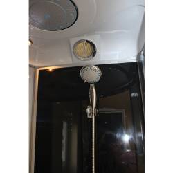 KABINA PRYSZNICOWA Z HYDROMASAŻEM WSH306B CZARNA 100x100 CM WSH306B-100