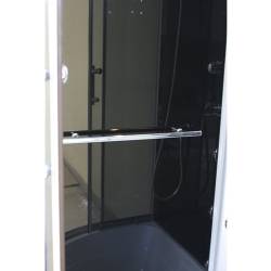 KABINA PRYSZNICOWA Z HYDROMASAŻEM WSH306B CZARNA 100x100 CM WSH306B-100