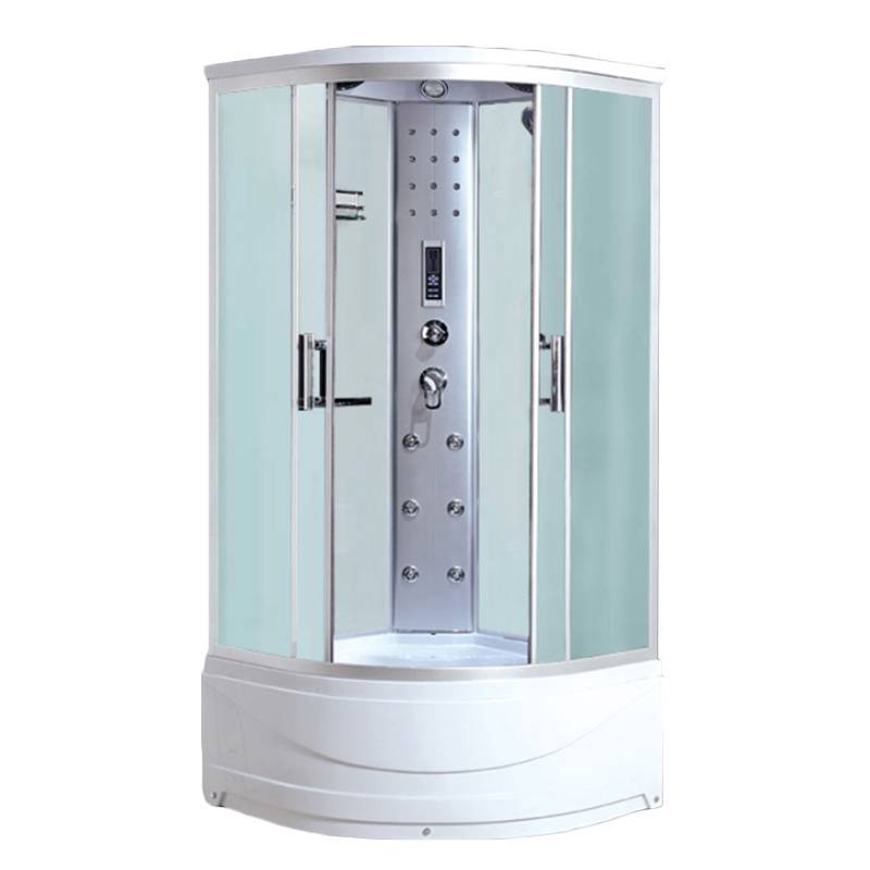 KABINA PRYSZNICOWA Z HYDROMASAŻEM WSH1306A MAT BIAŁA 90x90 CM WSH1306A-WH-90