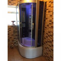 KABINA PRYSZNICOWA Z HYDROMASAŻEM VICTORIA 9912R PRAWA 120x85 CM VICTORIA-9912R-120