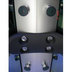 KABINA PRYSZNICOWA Z HYDROMASAŻEM LIMA 9911A 90x90 CM LIMA-9911A-90