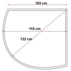 KABINA PRYSZNICOWA Z HYDROMASAŻEM I SAUNĄ WSH7127S 110x110 CM WSH7127S-110