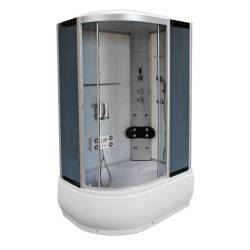 KABINA PRYSZNICOWA Z HYDROMASAŻEM I SAUNĄ WSH7106RWS PRAWA BIAŁA 120x80 CM WSH7106RWS-120X80