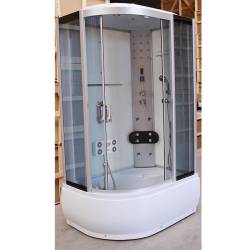 KABINA PRYSZNICOWA Z HYDROMASAŻEM I SAUNĄ WSH7106RWS PRAWA BIAŁA 120x80 CM WSH7106RWS-120X80