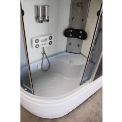 KABINA PRYSZNICOWA Z HYDROMASAŻEM I SAUNĄ WSH7106RWS PRAWA BIAŁA 120x80 CM WSH7106RWS-120X80