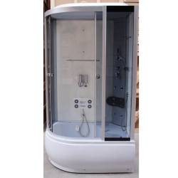 KABINA PRYSZNICOWA Z HYDROMASAŻEM I SAUNĄ WSH7106RWS PRAWA BIAŁA 120x80 CM WSH7106RWS-120X80