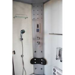 KABINA PRYSZNICOWA Z HYDROMASAŻEM I SAUNĄ WSH7106RWS PRAWA BIAŁA 120x80 CM WSH7106RWS-120X80