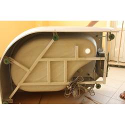 KABINA PRYSZNICOWA Z HYDROMASAŻEM I SAUNĄ WSH7106RS PRAWA 120x80 CM WSH7106RS-120X80