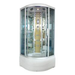 KABINA PRYSZNICOWA Z HYDROMASAŻEM I SAUNĄ WSH6801BS 100x100 CM WSH6801BS-100