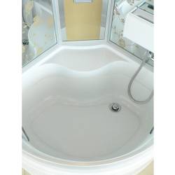 KABINA PRYSZNICOWA Z HYDROMASAŻEM I SAUNĄ WSH6801BS 100x100 CM WSH6801BS-100