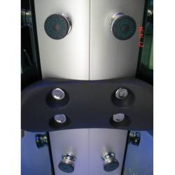 KABINA PRYSZNICOWA Z HYDROMASAŻEM I SAUNĄ LIMA 9911BS 100x100 CM LIMA-9911BS-100