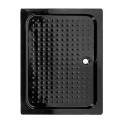 KABINA PRYSZNICOWA PROSTOKĄTNA Z BRODZIKIEM KZ12A/SXL03B CHROM/CZARNY 90x80 CM KZ12A+SXL03B-BL