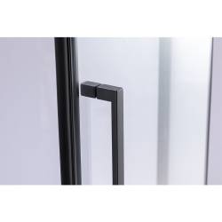 KABINA PRYSZNICOWA PIĘCIOKĄTNA BS07C CZARNA 100x100 CM BS07C-100