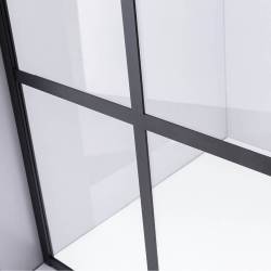 KABINA PRYSZNICOWA KWADRATOWA BS10B CZARNA 90x90 CM BS10B-90