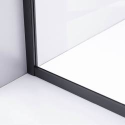KABINA PRYSZNICOWA KWADRATOWA BS10B CZARNA 90x90 CM BS10B-90