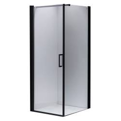 KABINA PRYSZNICOWA KWADRATOWA BS04A CZARNA 80x80 CM BS04A-80