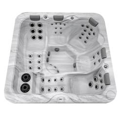 JACUZZI OGRODOWE WANNA BOKO BIAŁA OBUDOWA CZARNA 230x230 CM BOKO-4196