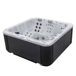 JACUZZI OGRODOWE WANNA BOKO BIAŁA OBUDOWA CZARNA 230x230 CM BOKO-4196