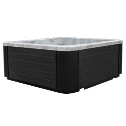 JACUZZI OGRODOWE WANNA BOKO BIAŁA OBUDOWA CZARNA 230x230 CM BOKO-4196