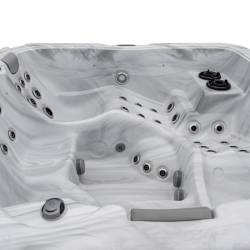 JACUZZI OGRODOWE WANNA BOKO BIAŁA OBUDOWA CZARNA 230x230 CM BOKO-4196