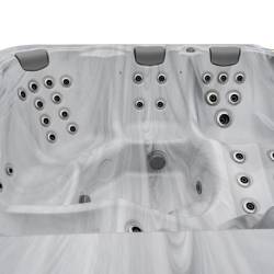 JACUZZI OGRODOWE WANNA BOKO BIAŁA OBUDOWA CZARNA 230x230 CM BOKO-4196