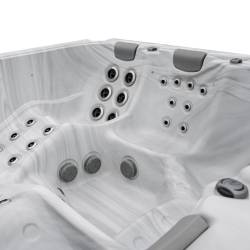 JACUZZI OGRODOWE WANNA BOKO BIAŁA OBUDOWA CZARNA 230x230 CM BOKO-4196