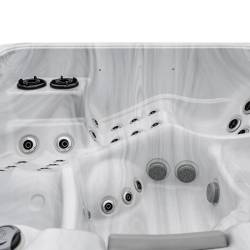 JACUZZI OGRODOWE WANNA BOKO BIAŁA OBUDOWA CZARNA 230x230 CM BOKO-4196