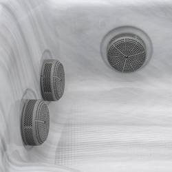 JACUZZI OGRODOWE WANNA BOKO BIAŁA OBUDOWA CZARNA 230x230 CM BOKO-4196