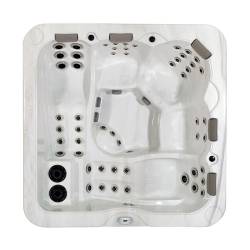JACUZZI OGRODOWE WANNA BOKO BIAŁA OBUDOWA CZARNA 230x230 CM BOKO-4196