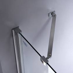 DRZWI PRYSZNICOWE SH06B CHROM 90 CM 6 MM SH06B-90