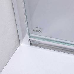 DRZWI PRYSZNICOWE SH02E CHROM 120 CM 6 MM