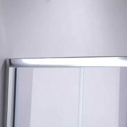 DRZWI PRYSZNICOWE SH02E CHROM 120 CM 6 MM
