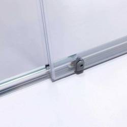 DRZWI PRYSZNICOWE SH02B CHROM 90 CM 6 MM