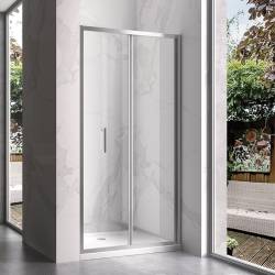 DRZWI PRYSZNICOWE KZ11D CHROM 110 CM 6 MM KZ11D-110