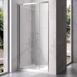 DRZWI PRYSZNICOWE KZ11D CHROM 110 CM 6 MM KZ11D-110