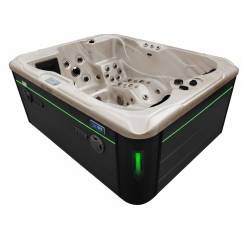JACUZZI OGRODOWE WANNA SPA102 CAPPUCINO OBUDOWA ANTRACYT 210x160 CM