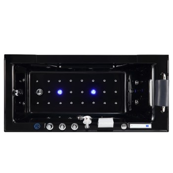 Wanna SPA z hydromasażem Gomera 938C CZARNA BLACK 162x76