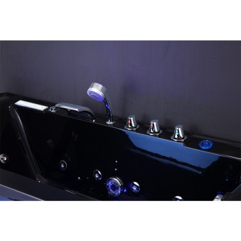 Wanna SPA z hydromasażem Gomera 938C CZARNA BLACK 162x76