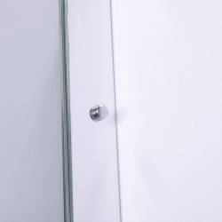 ŚCIANKA PRYSZNICOWA WIF-919 CHROM 90 CM 8 MM WIF-919