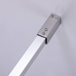 ŚCIANKA PRYSZNICOWA WIF-700 CHROM 70 CM 8 MM WIF-700