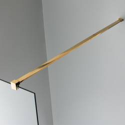 ŚCIANKA PRYSZNICOWA SH07F ZŁOTA 120 CM 8 MM SH07F-GL-120