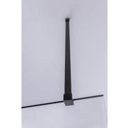 ŚCIANKA PRYSZNICOWA SH07E CZARNA 110 CM 8 MM SH07E-BL-110