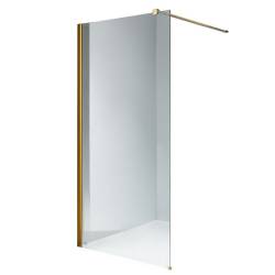 ŚCIANKA PRYSZNICOWA SH07C ZŁOTA 90 CM 8 MM SH07C-GL-90